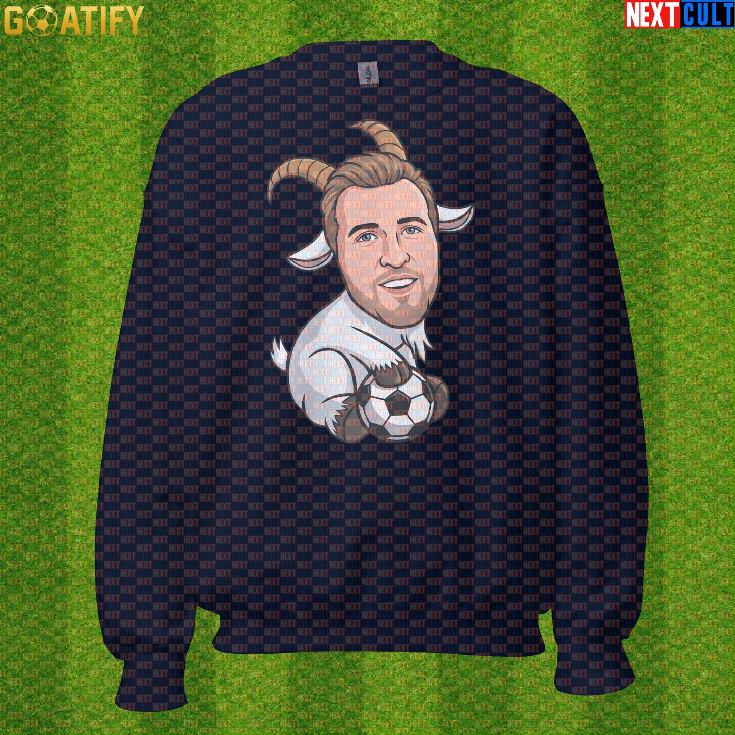 Harry Kane Sweatshirt – GOAT Football Crewneck Gift for England and Bayern Munich Supporters |  | ["Bayern Munich", "England", "Football", "Harry Kane", "Soccer", "Tottenham Hotspur"]