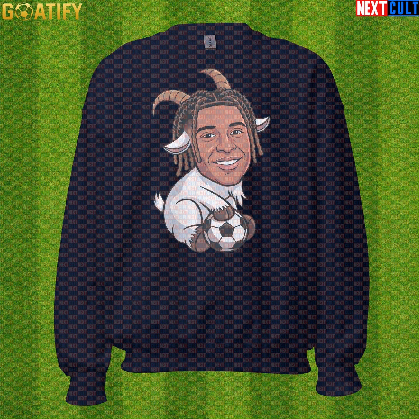 Michael Olise Sweatshirt – Cool GOAT Crewneck for Bayern Munich and France Supporters |  | ["Bayern Munich", "Football", "France", "Michael Olise", "Soccer"]
