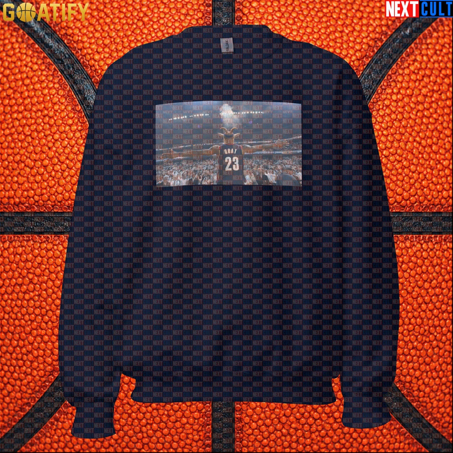 LeBron James Sweatshirt – Cleveland Chalk Toss Crewneck Gift for Cavaliers and NBA Fans |  | ["Basketball", "Cleveland Cavaliers", "LeBron James", "NBA"]