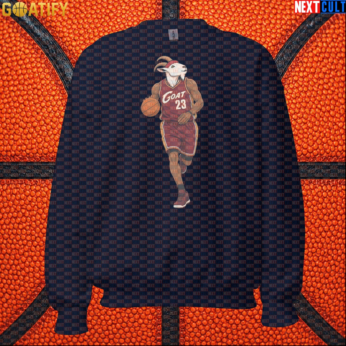 LeBron James Sweatshirt – Cleveland GOAT Crewneck Gift for Cavaliers Basketball Fans |  | ["Basketball", "Cleveland Cavaliers", "LeBron James", "NBA"]