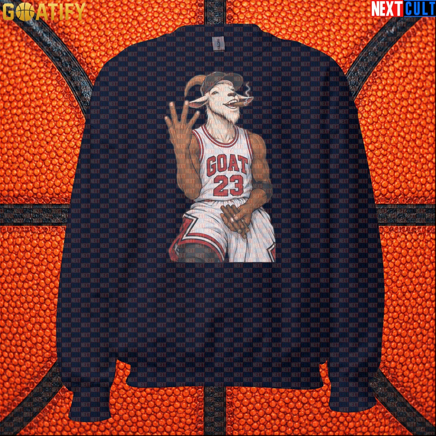 Michael Jordan Sweatshirt – GOAT Cigar Celebration Crewneck for Chicago Bulls Fans |  | ["Basketball", "Chicago Bulls", "Michael Jordan", "NBA"]