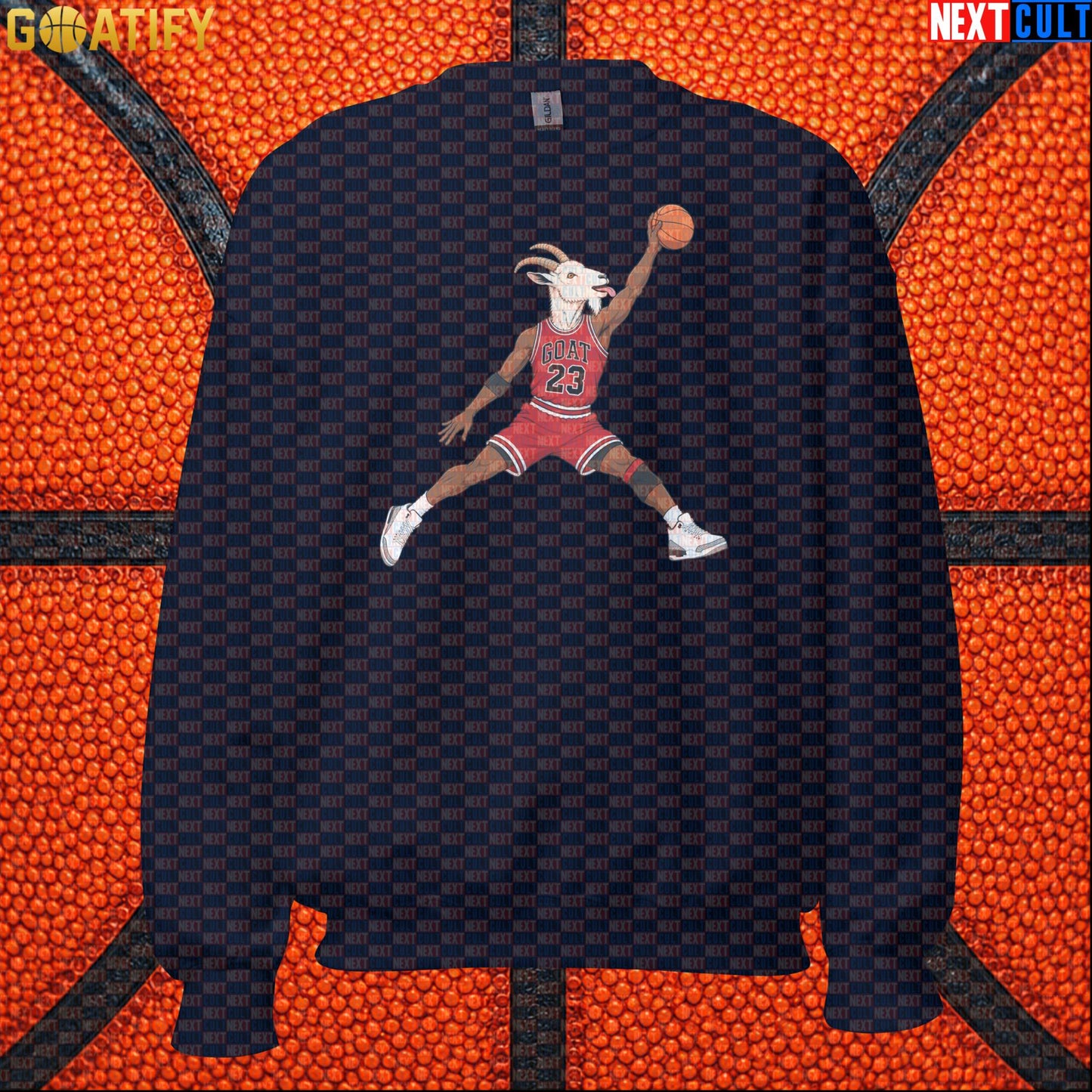 Michael Jordan Sweatshirt – Free Throw Line Dunk GOAT Crewneck for Chicago Bulls Fans |  | ["Basketball", "Chicago Bulls", "Michael Jordan", "NBA"]