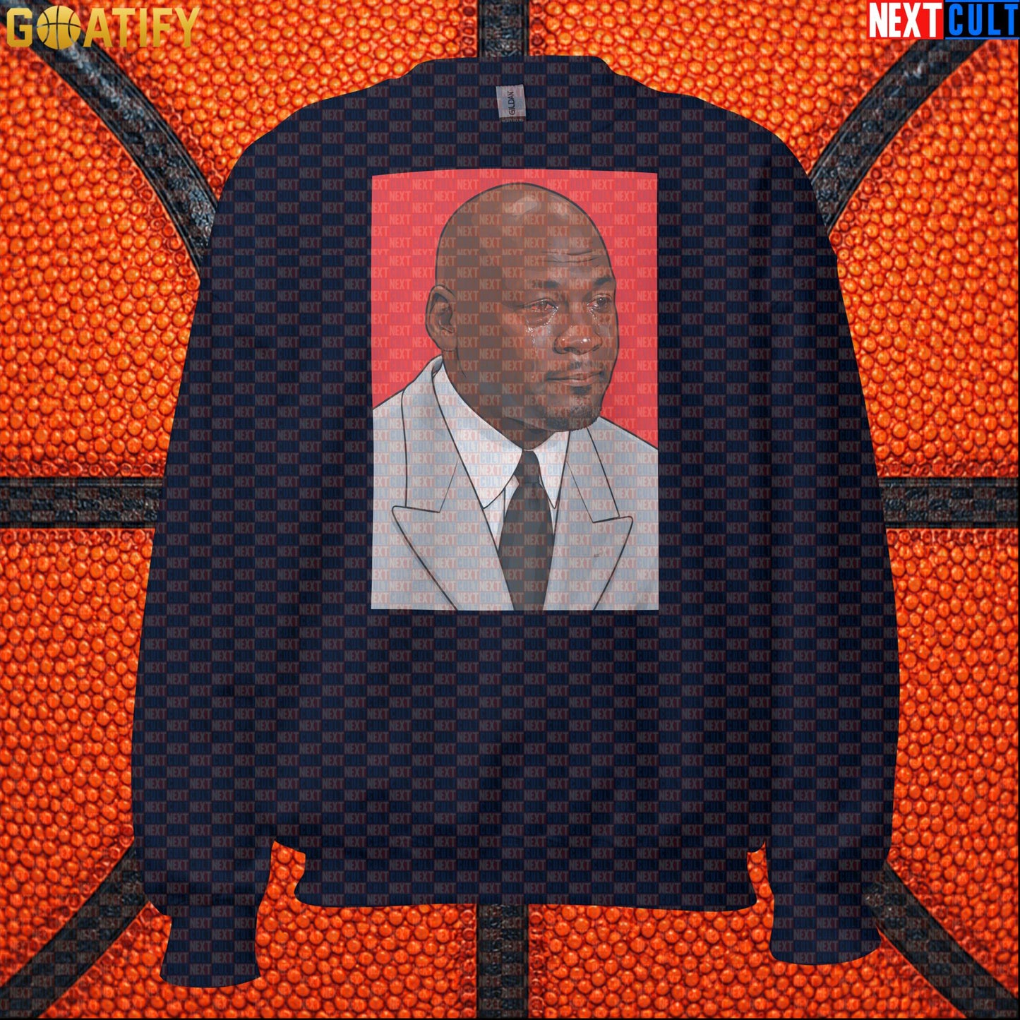 Michael Jordan Sweatshirt Crying Jordan Meme Crewneck Gift for Chicago Bulls NBA Fans |  | ["Basketball", "Chicago Bulls", "Michael Jordan", "NBA"]