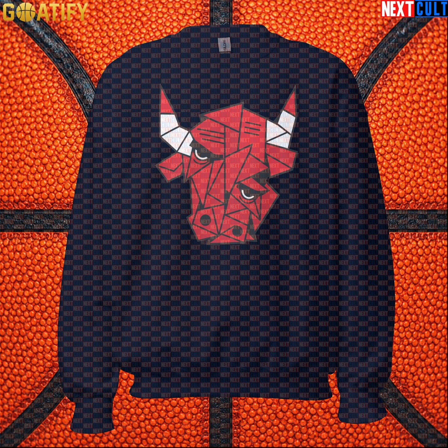 Chicago Bulls Meme Sweatshirt – Picasso Bulls Cubism Art Crewneck for Basketball Fans |  | ["Basketball", "Chicago Bulls", "NBA"]