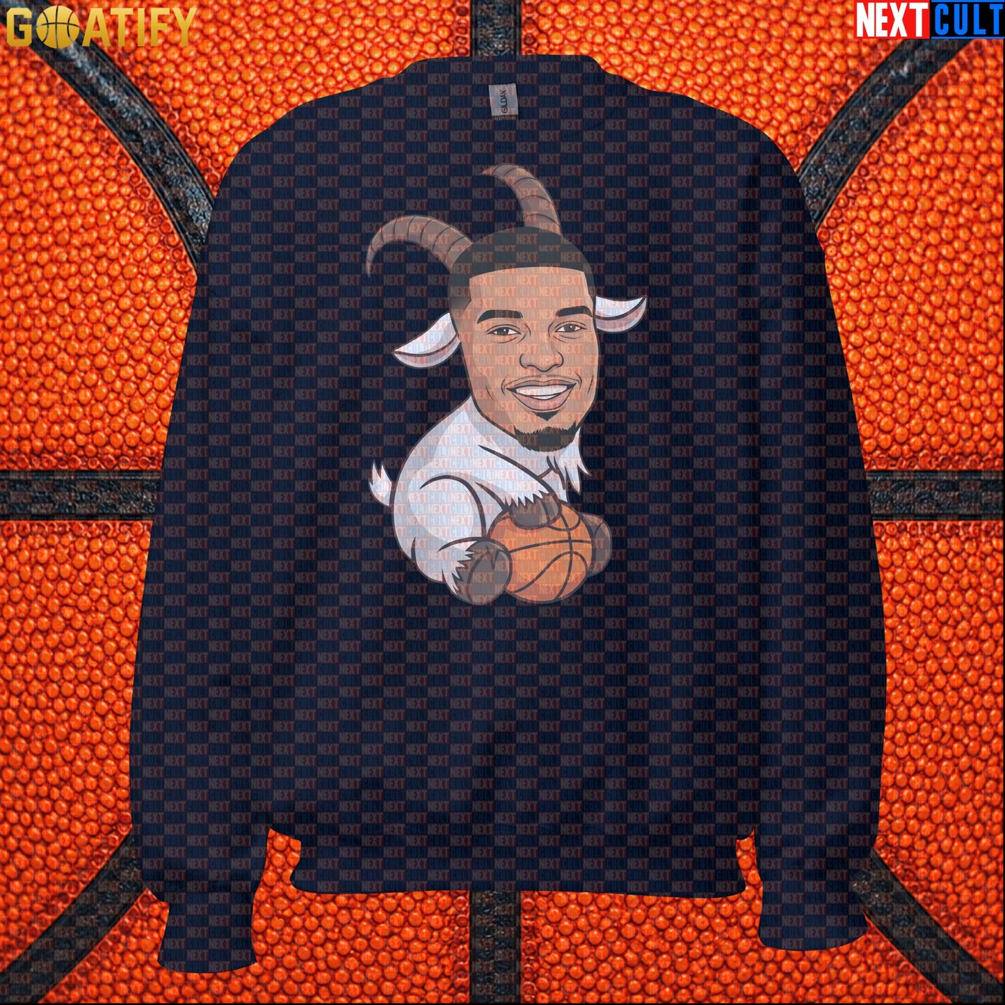 Basketball Sweatshirt Victor Wembanyama GOAT Cartoon for Spurs Fans, NBA Game Day Crewneck |  | ["Basketball", "France", "NBA", "San Antonio Spurs", "Victor Wembanyama", "Wemby"]