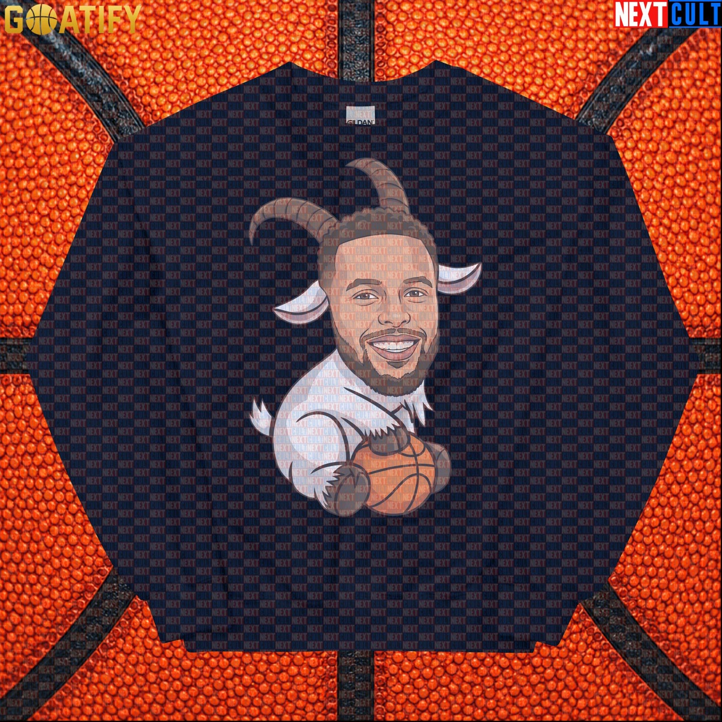 Stephen Curry Sweatshirt GOAT Basketball Crewneck for Warriors Fans, Funny NBA Sports Gift | Sweatshirts | ["Basketball", "Golden State Warriors", "NBA", "NCB", "Stephen Curry"]