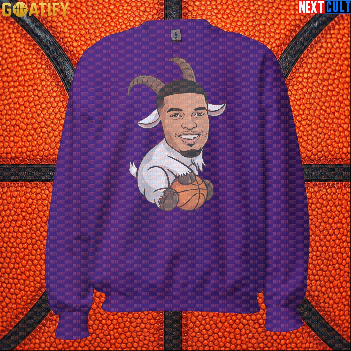 Basketball Sweatshirt Victor Wembanyama GOAT Cartoon for Spurs Fans, NBA Game Day Crewneck |  | ["Basketball", "France", "NBA", "San Antonio Spurs", "Victor Wembanyama", "Wemby"]