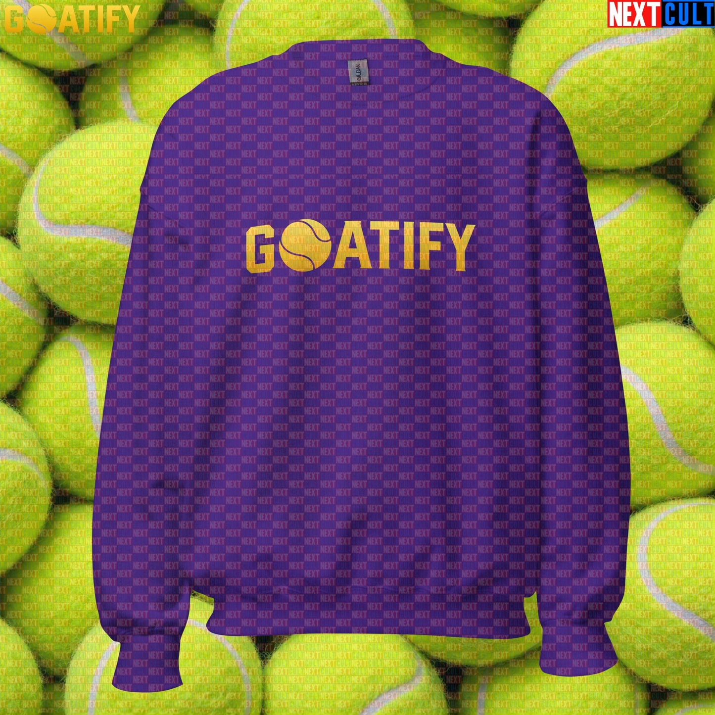 Tennis GOAT Sweatshirt Golden Ball Crewneck for Tennis & Padel Fans & Players | GOATIFY | Sweatshirts | ["NCB", "Padel", "Tennis"]