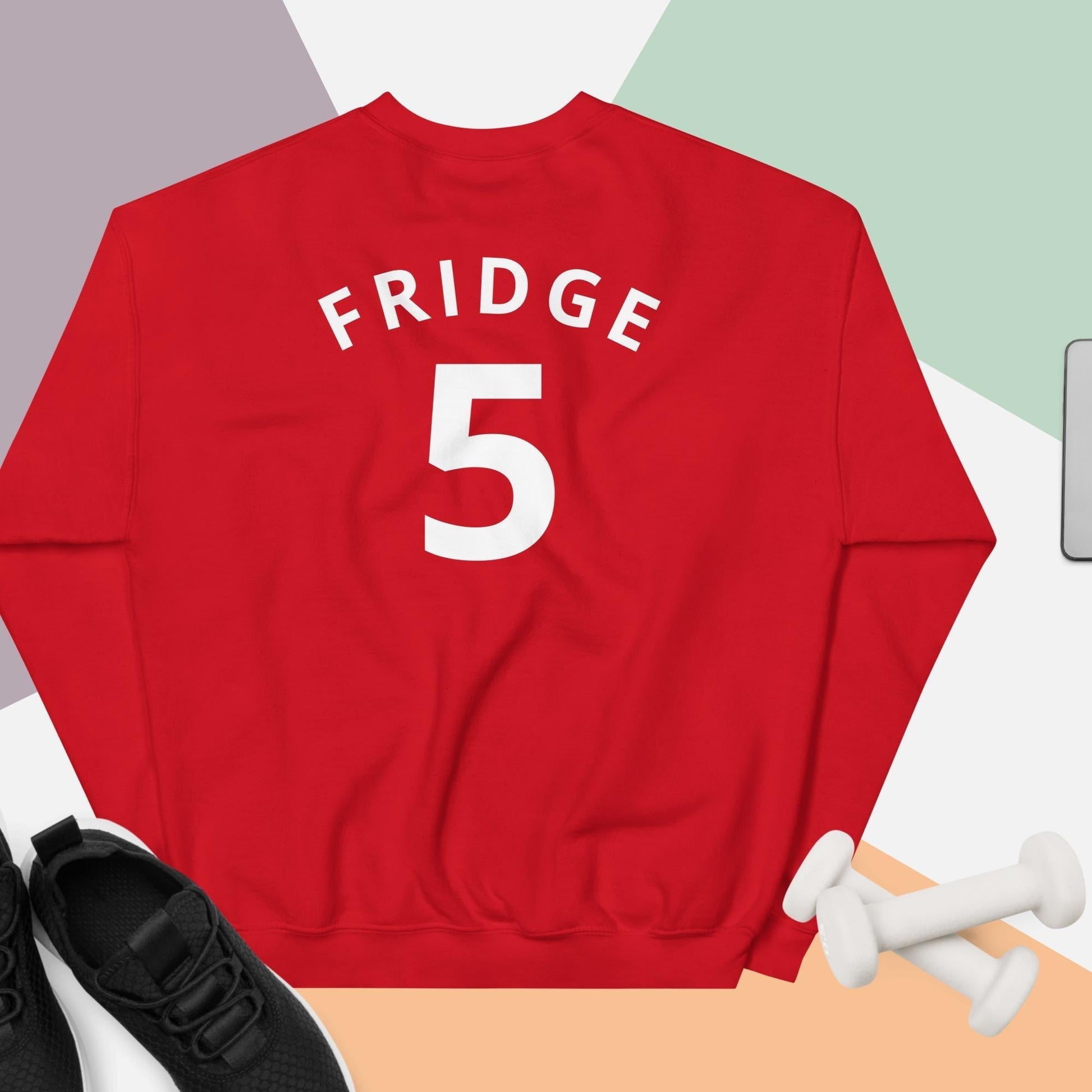 Harry ''The Fridge'' Maguire Unisex Sweatshirt, With Name & Number Next Cult Brand Football, Harry Maguire, Manchester United, The Fridge