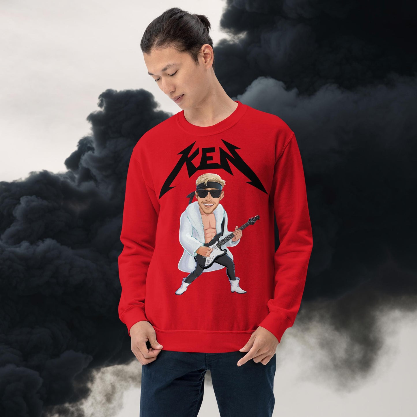 Rockstar Ken Barbie Movie Ryan Gosling Unisex Sweatshirt Next Cult Brand