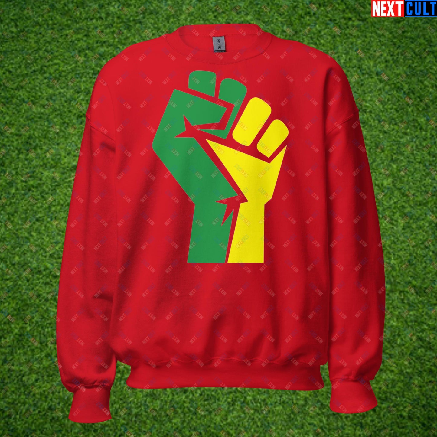 Fight Back Glazers Out Sweatshirt - Manchester United Fan Protest Jumper - Replace the Club Owners Pullover for United Fans - Perfect Gift for Protesters Unisex Sweatshirt Red Sweatshirts Football GlazersOut Manchester United RatcliffeOut Next Cult Brand