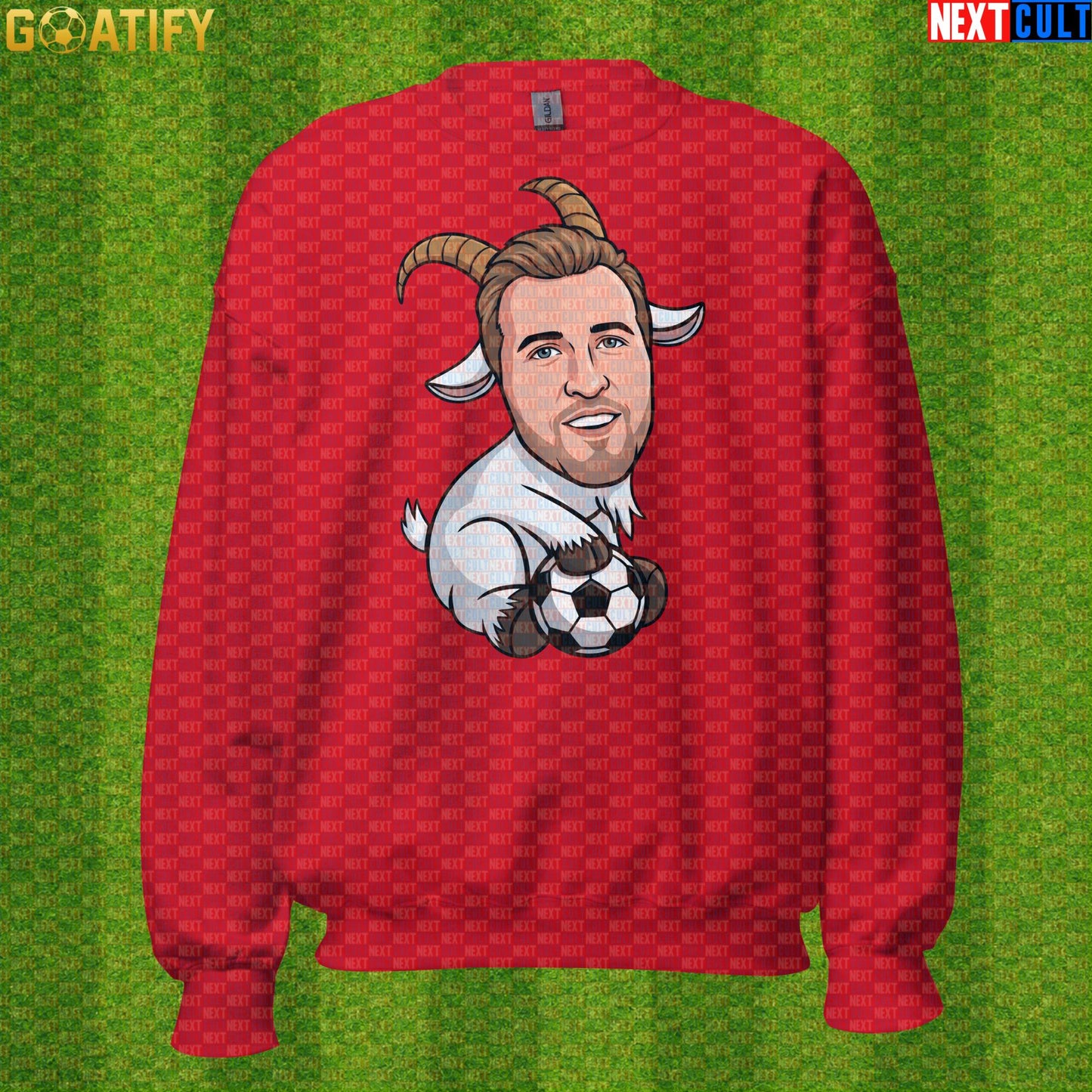 Harry Kane Sweatshirt – GOAT Football Crewneck Gift for England and Bayern Munich Supporters |  | ["Bayern Munich", "England", "Football", "Harry Kane", "Soccer", "Tottenham Hotspur"]