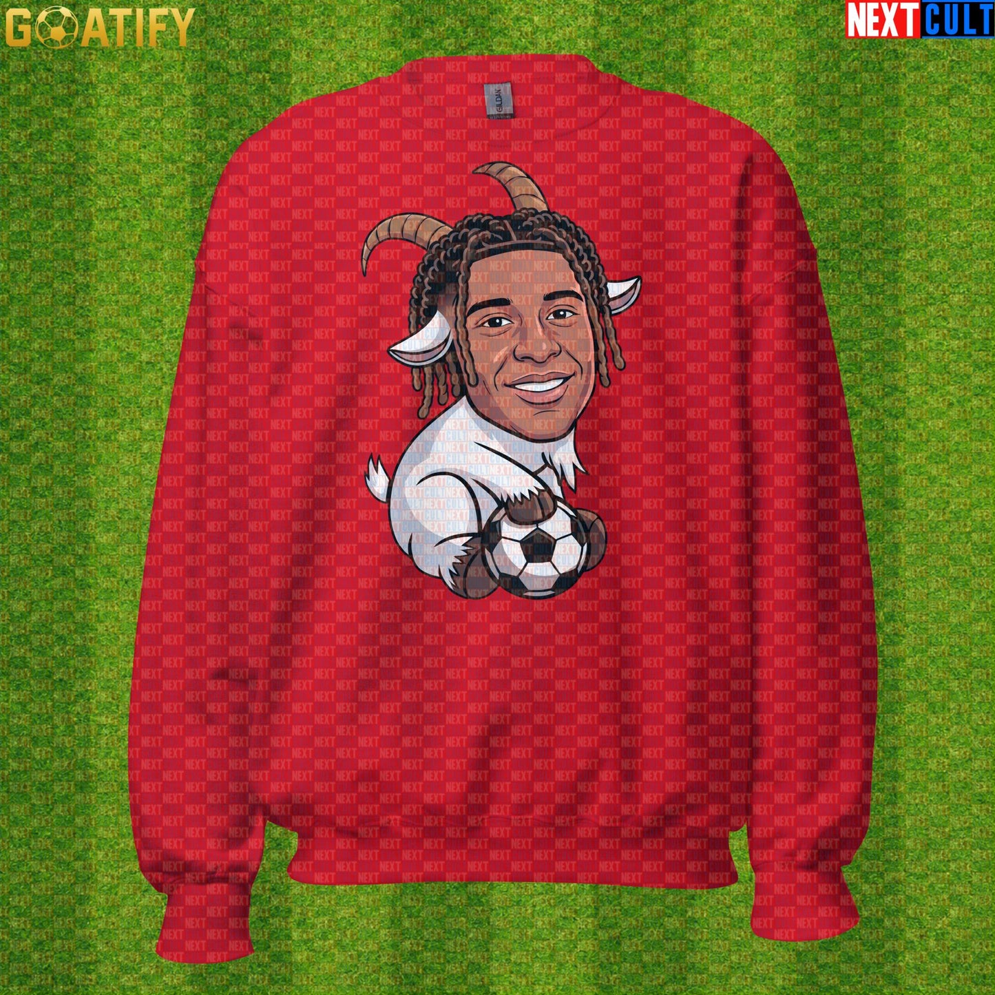 Michael Olise Sweatshirt – Cool GOAT Crewneck for Bayern Munich and France Supporters |  | ["Bayern Munich", "Football", "France", "Michael Olise", "Soccer"]