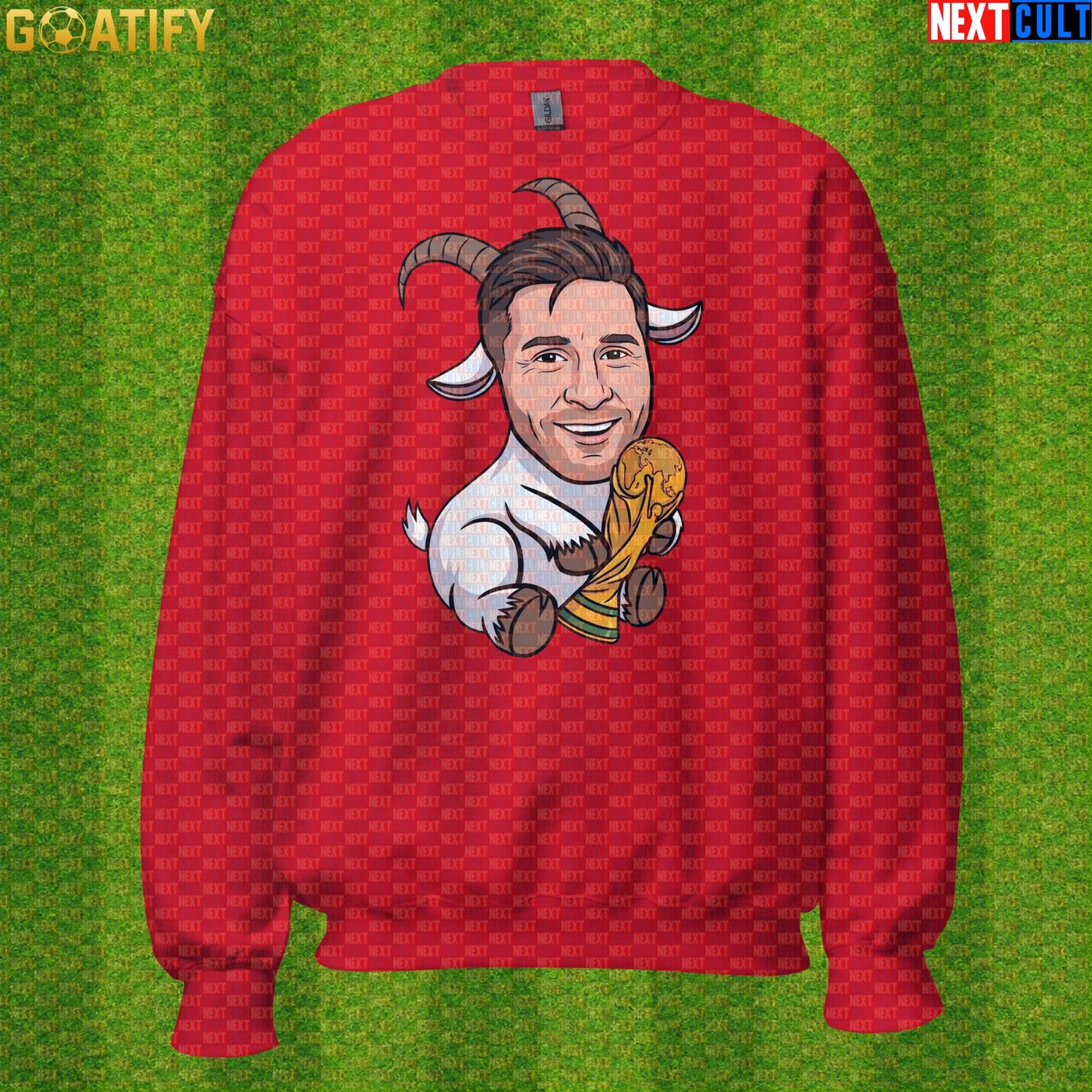 Lionel Messi Sweatshirt – World Cup Winner Crewneck for Argentina and Barcelona Fans |  | ["Argentina", "Barcelona", "Football", "Inter Miami", "Lionel Messi", "Soccer"]