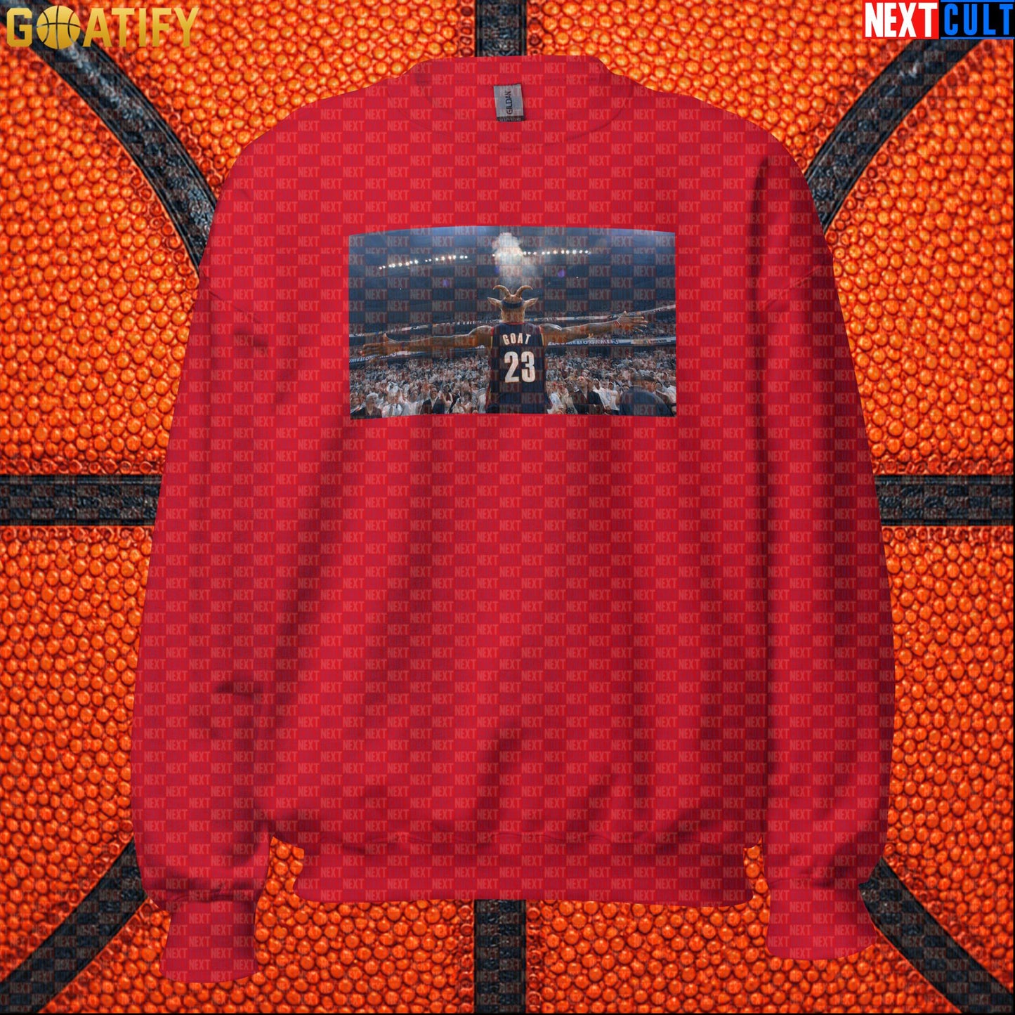 LeBron James Sweatshirt – Cleveland Chalk Toss Crewneck Gift for Cavaliers and NBA Fans |  | ["Basketball", "Cleveland Cavaliers", "LeBron James", "NBA"]