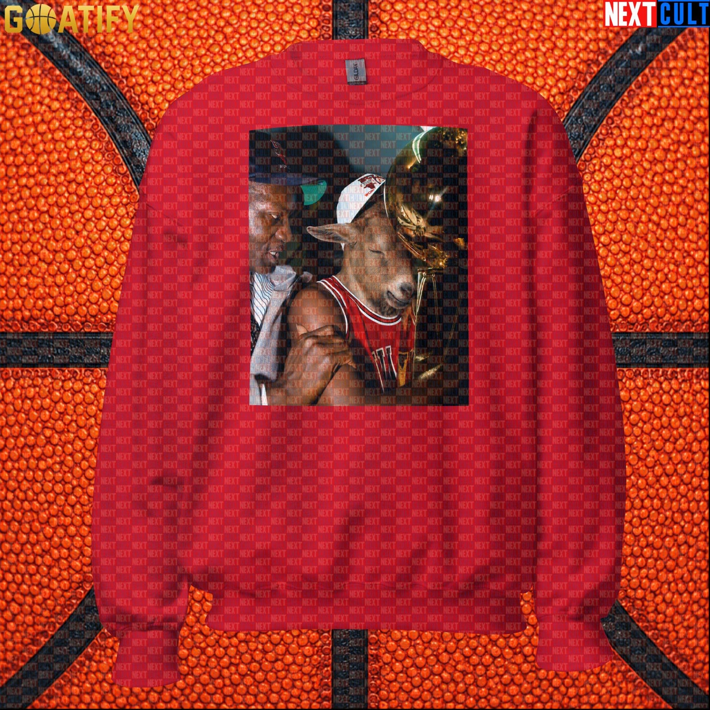 Michael Jordan Sweatshirt – Bulls GOAT Championship Crewneck for Basketball Fans & Gifts |  | ["Basketball", "Chicago Bulls", "Michael Jordan", "NBA"]