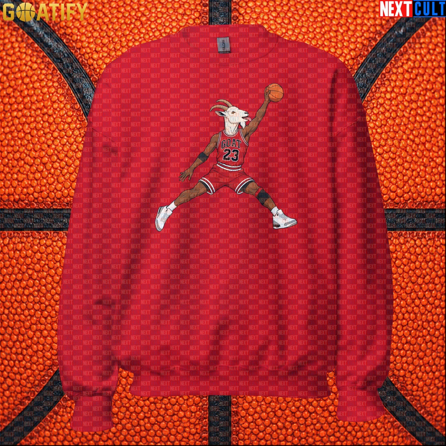 Michael Jordan Sweatshirt – Free Throw Line Dunk GOAT Crewneck for Chicago Bulls Fans |  | ["Basketball", "Chicago Bulls", "Michael Jordan", "NBA"]