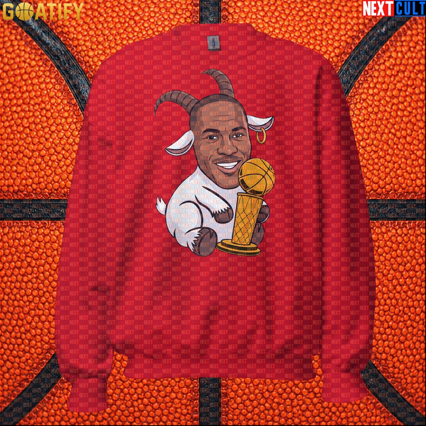 Michael Jordan Sweatshirt – GOAT 6 Rings Chicago Bulls Basketball Crewneck for NBA Fans |  | ["Basketball", "Chicago Bulls", "Michael Jordan", "NBA"]
