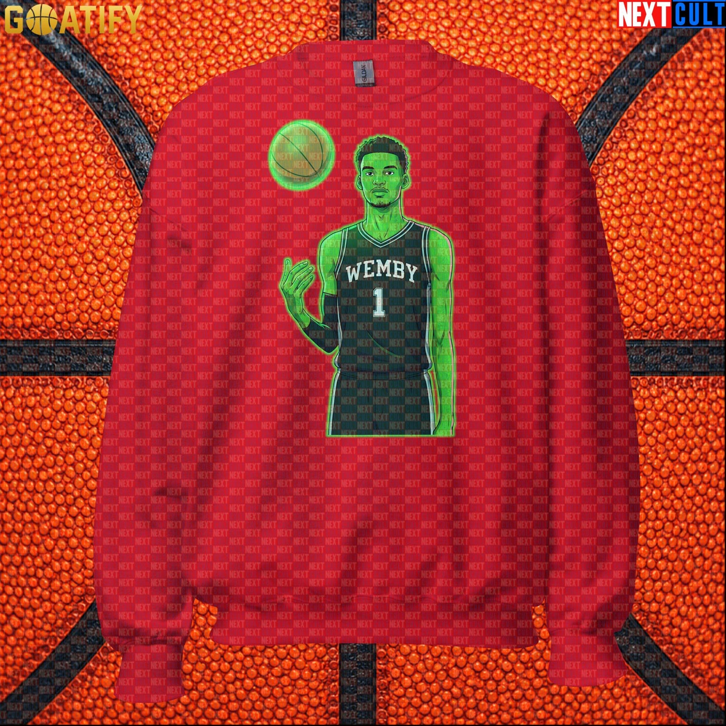 Basketball Sweatshirt Alien Wemby Sci-Fi Graphic for Spurs Fans, Winter Games and Gifts |  | ["Basketball", "France", "NBA", "San Antonio Spurs", "Victor Wembanyama", "Wemby"]