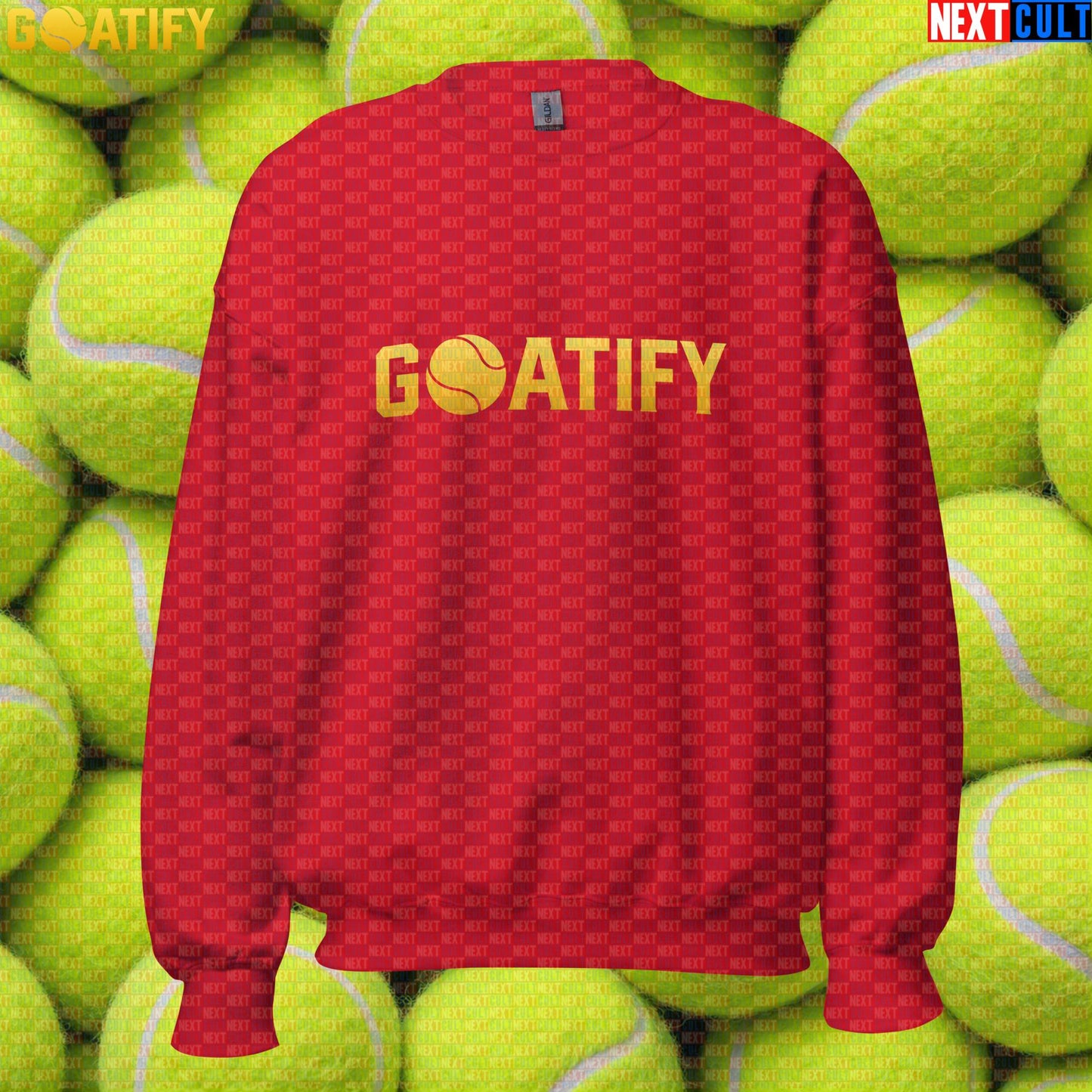 Tennis GOAT Sweatshirt Golden Ball Crewneck for Tennis & Padel Fans & Players | GOATIFY | Sweatshirts | ["NCB", "Padel", "Tennis"]
