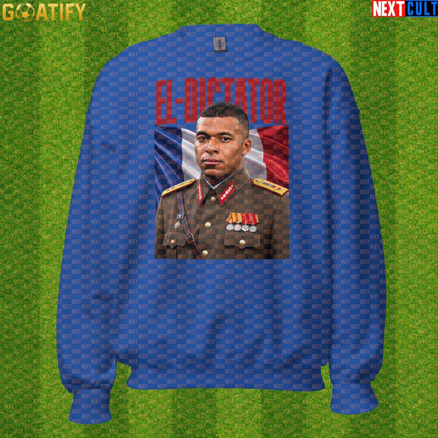 Kylian Mbappe Sweatshirt – El Dictator Retro Soccer Crewneck for France and PSG Fans |  | ["Football", "France", "Kylian Mbappe", "PSG", "Real Madrid", "Soccer"]