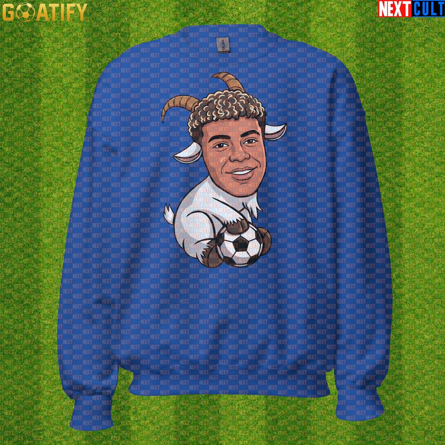 Lamine Yamal Sweatshirt – Young GOAT Football Crewneck Gift for Barcelona Supporters Royal Next Cult Brand