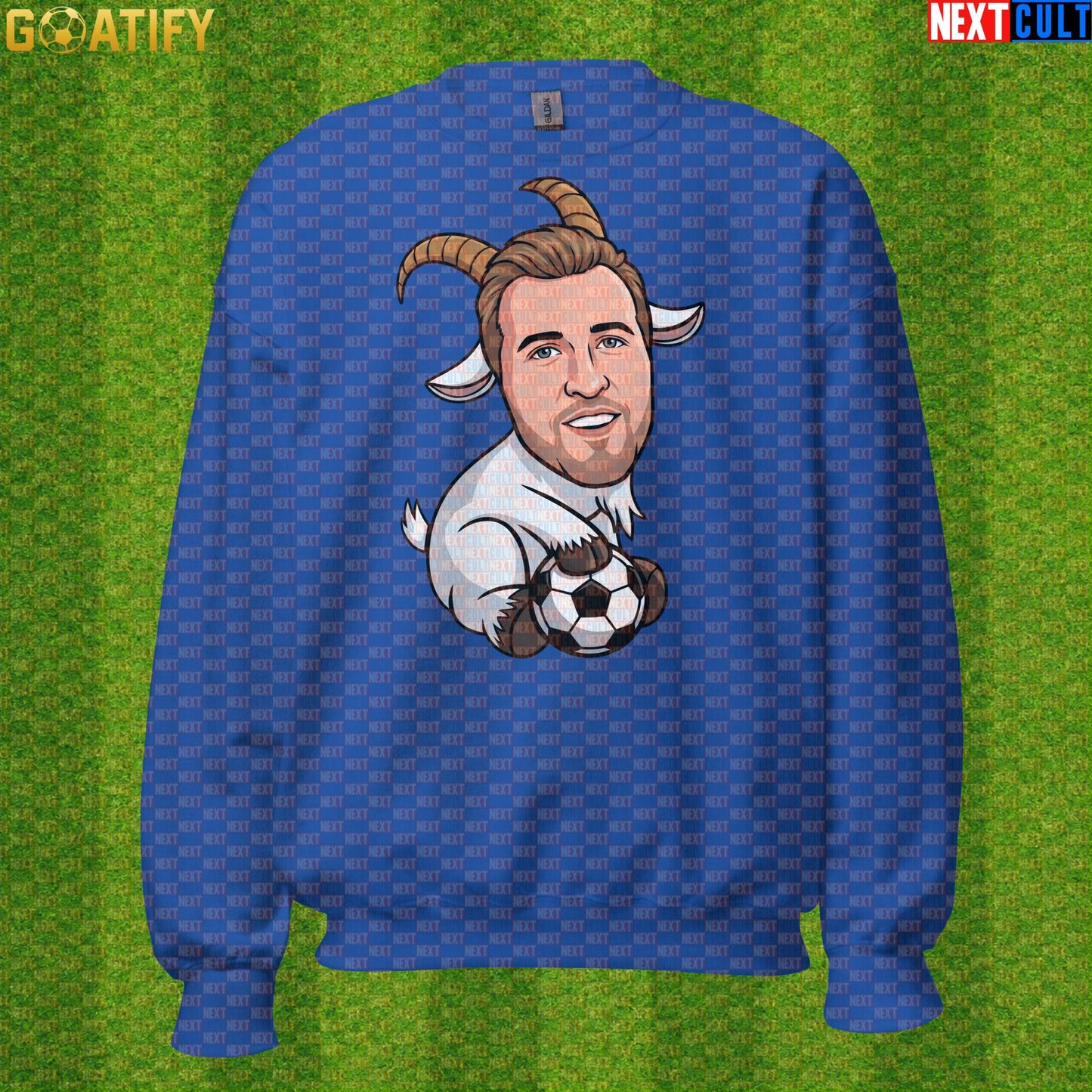 Harry Kane Sweatshirt – GOAT Football Crewneck Gift for England and Bayern Munich Supporters |  | ["Bayern Munich", "England", "Football", "Harry Kane", "Soccer", "Tottenham Hotspur"]