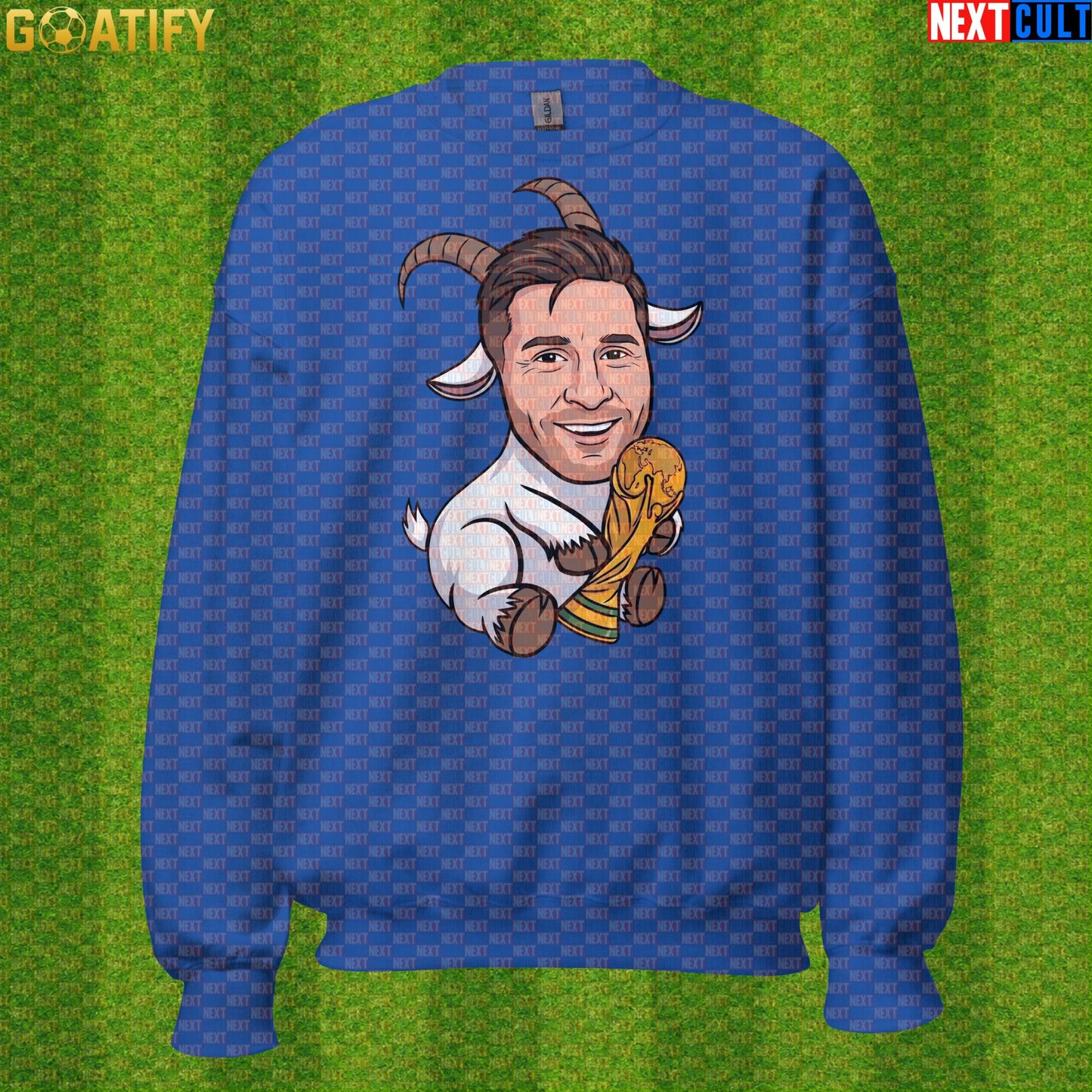 Lionel Messi Sweatshirt – World Cup Winner Crewneck for Argentina and Barcelona Fans |  | ["Argentina", "Barcelona", "Football", "Inter Miami", "Lionel Messi", "Soccer"]
