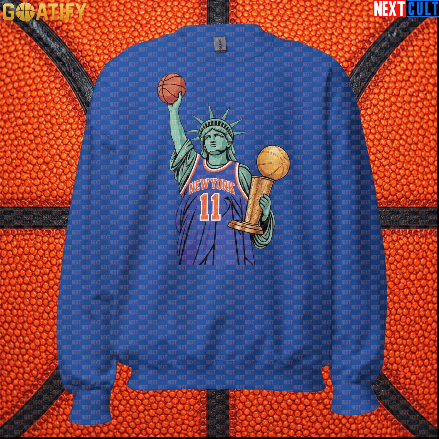 New York Knicks Sweatshirt – 2026 NBA Champions Crewneck for NYC Basketball Supporters Royal Next Cult Brand