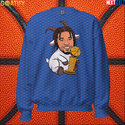 Jalen Brunson Sweatshirt – Finals MVP GOAT Crewneck Gift for New York Knicks Fans |  | ["Basketball", "Jalen Brunson", "NBA", "New York Knicks"]