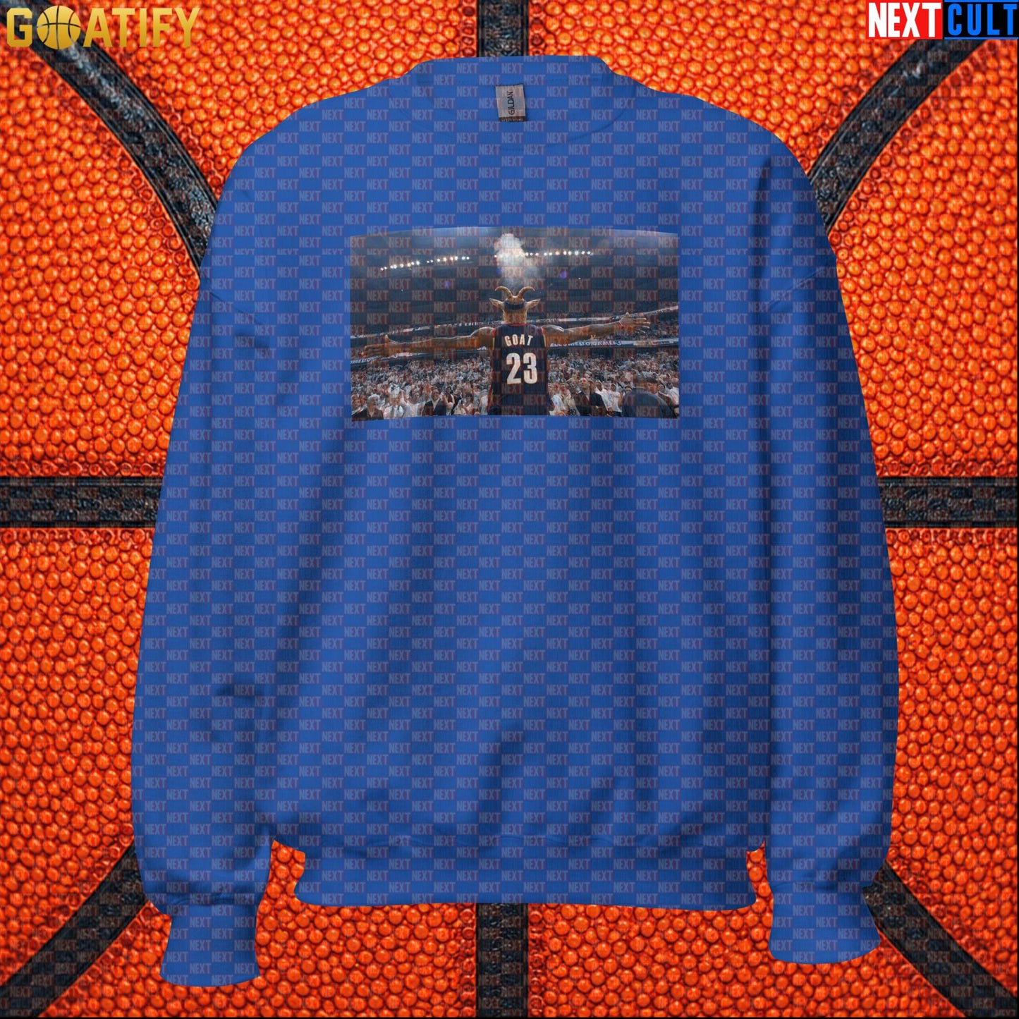 LeBron James Sweatshirt – Cleveland Chalk Toss Crewneck Gift for Cavaliers and NBA Fans |  | ["Basketball", "Cleveland Cavaliers", "LeBron James", "NBA"]