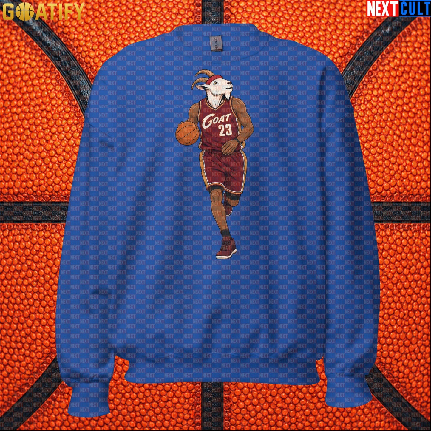 LeBron James Sweatshirt – Cleveland GOAT Crewneck Gift for Cavaliers Basketball Fans |  | ["Basketball", "Cleveland Cavaliers", "LeBron James", "NBA"]