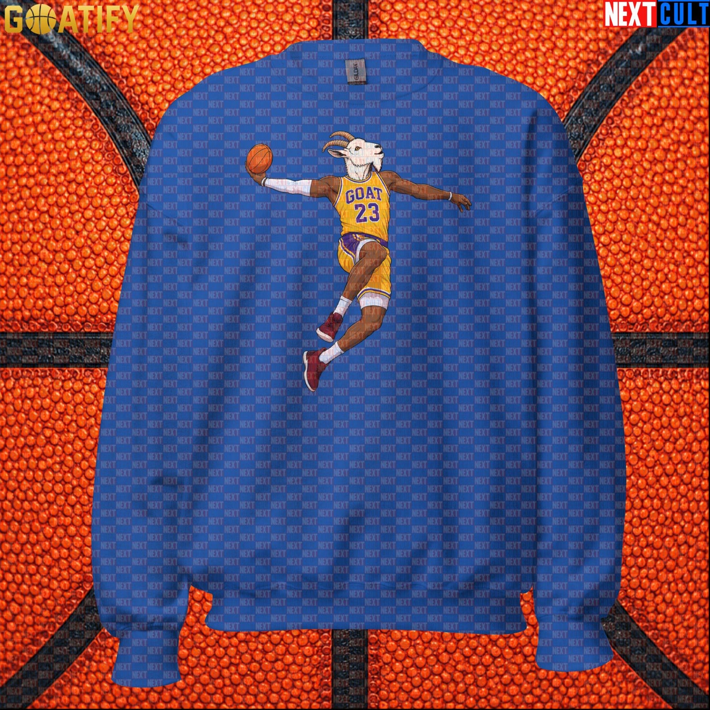 LeBron James Sweatshirt – Retro Lakers GOAT Dunk Crewneck Gift for NBA Basketball Fans |  | ["Basketball", "LeBron James", "Los Angeles Lakers", "NBA"]