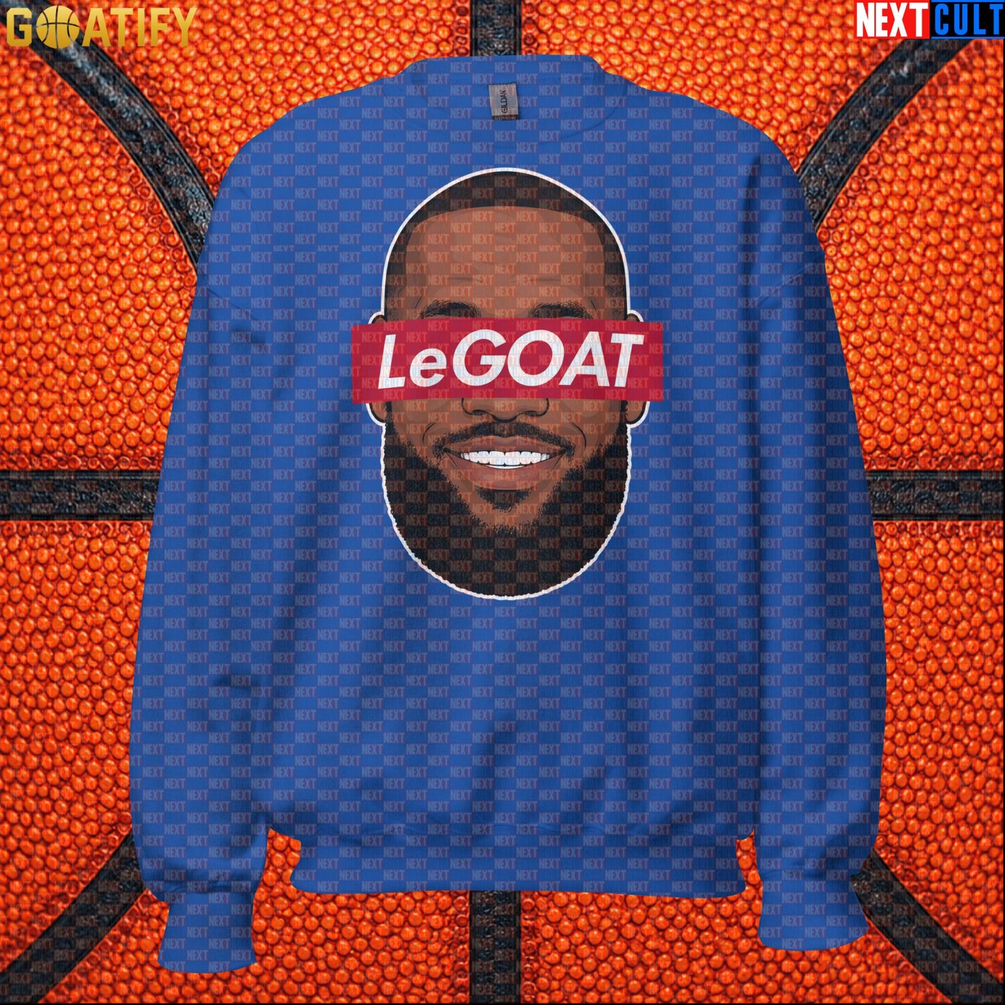 LeBron James Sweatshirt – Retro LeGOAT Crewneck Gift for NBA Fans and Basketball Collectors |  | ["Basketball", "Cleveland Cavaliers", "LeBron James", "Los Angeles Lakers", "Miami Heat", "NBA"]