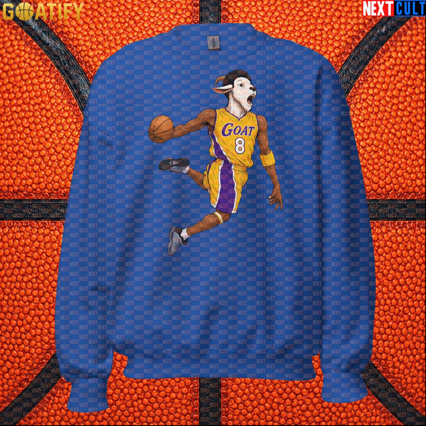 Kobe Bryant Sweatshirt – Young Kobe No. 8 GOAT Crewneck Gift for Lakers Basketball Fans |  | ["Basketball", "Kobe Bryant", "Los Angeles Lakers", "NBA"]