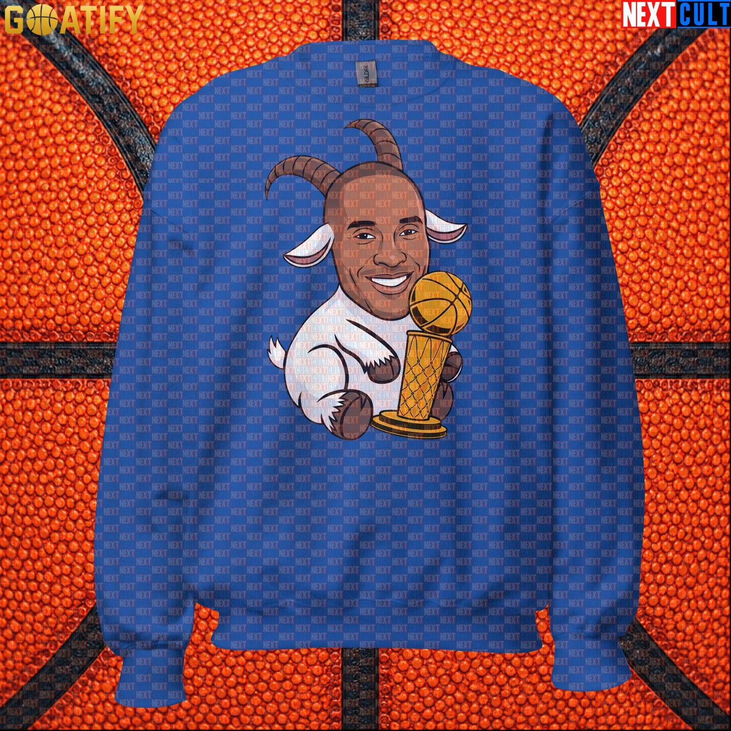 Kobe Bryant Sweatshirt – The GOAT Champion Crewneck for Lakers Fans & NBA Basketball Gifts |  | ["Basketball", "Kobe Bryant", "Los Angeles Lakers", "NBA"]