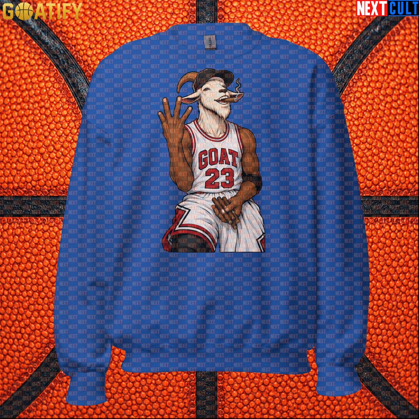 Michael Jordan Sweatshirt – GOAT Cigar Celebration Crewneck for Chicago Bulls Fans |  | ["Basketball", "Chicago Bulls", "Michael Jordan", "NBA"]