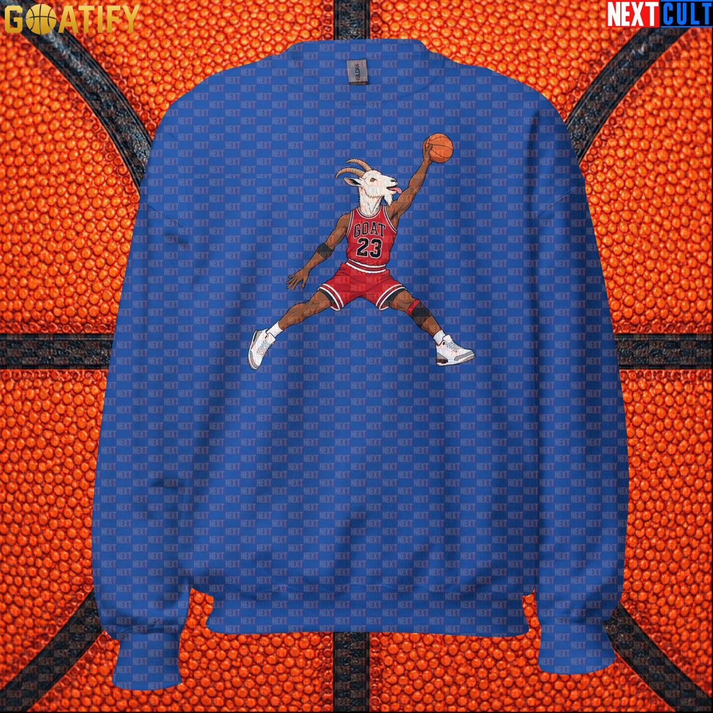 Michael Jordan Sweatshirt – Free Throw Line Dunk GOAT Crewneck for Chicago Bulls Fans |  | ["Basketball", "Chicago Bulls", "Michael Jordan", "NBA"]