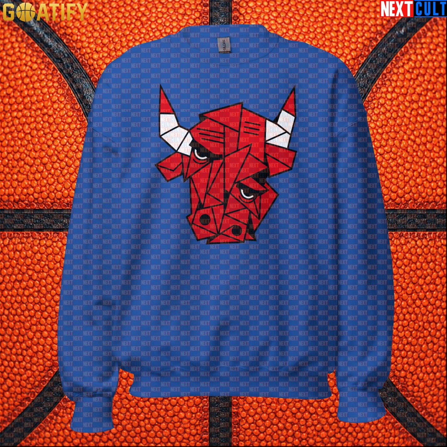 Chicago Bulls Meme Sweatshirt – Picasso Bulls Cubism Art Crewneck for Basketball Fans |  | ["Basketball", "Chicago Bulls", "NBA"]