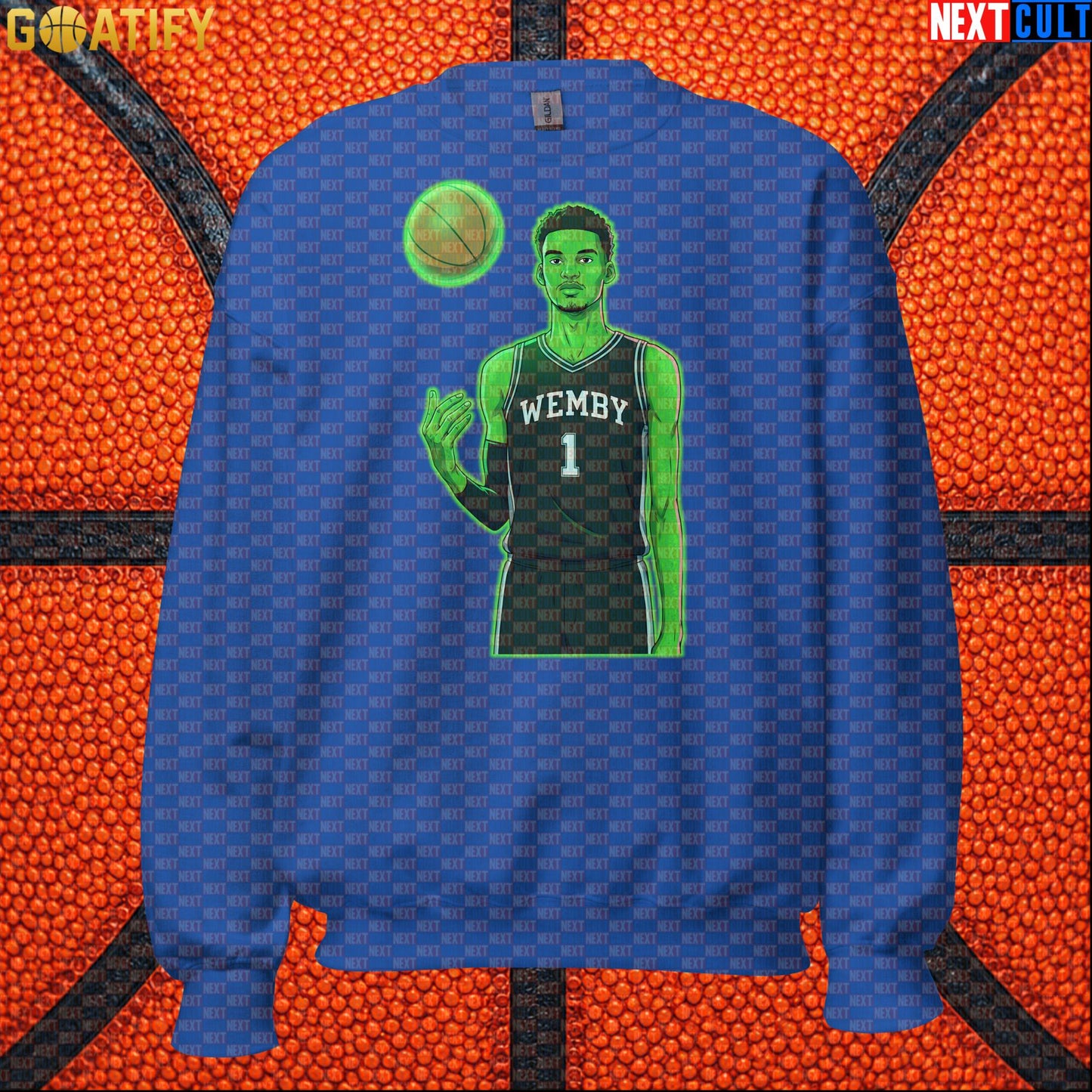 Basketball Sweatshirt Alien Wemby Sci-Fi Graphic for Spurs Fans, Winter Games and Gifts |  | ["Basketball", "France", "NBA", "San Antonio Spurs", "Victor Wembanyama", "Wemby"]