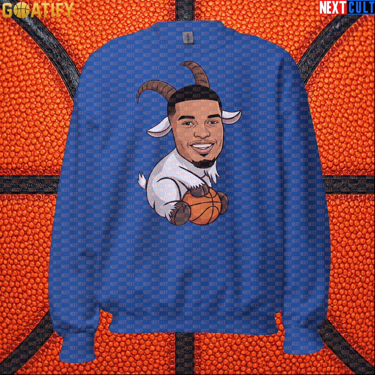 Basketball Sweatshirt Victor Wembanyama GOAT Cartoon for Spurs Fans, NBA Game Day Crewneck |  | ["Basketball", "France", "NBA", "San Antonio Spurs", "Victor Wembanyama", "Wemby"]