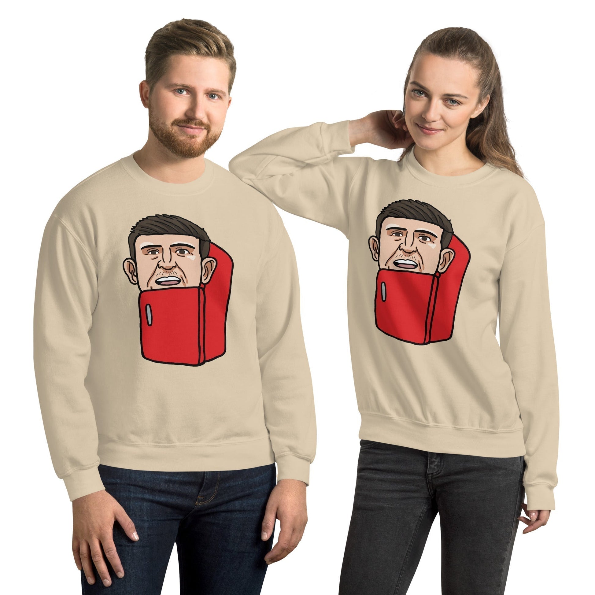 Harry ''The Fridge'' Maguire Unisex Sweatshirt Next Cult Brand Football, Harry Maguire, Manchester United, The Fridge