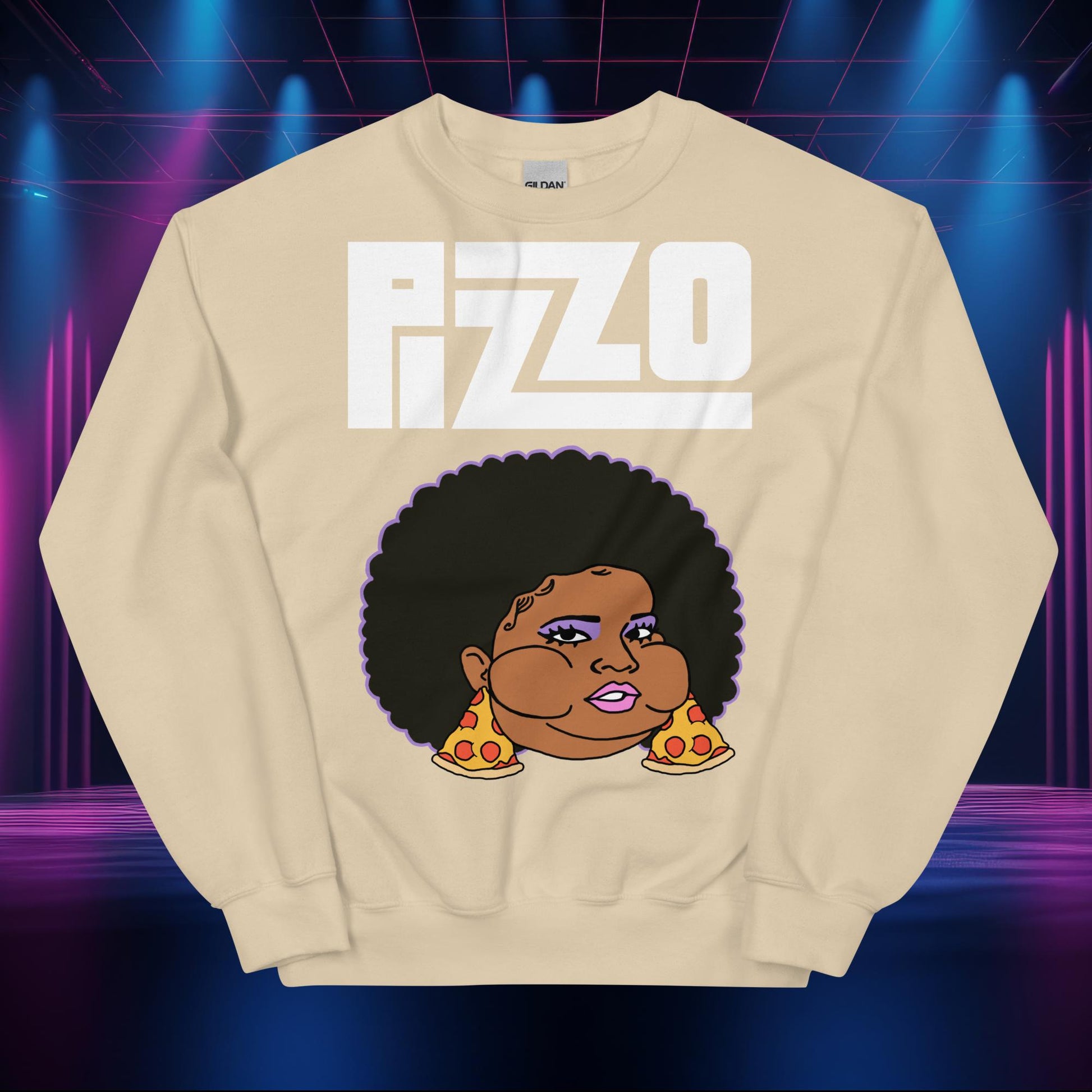 Pizzo Lizzo Pizza Lizzo Merch Lizzo Gift Body Positivity Body empowerment Lizzo Sweatshirt Sand Sweatshirts Lizzo Music Next Cult Brand