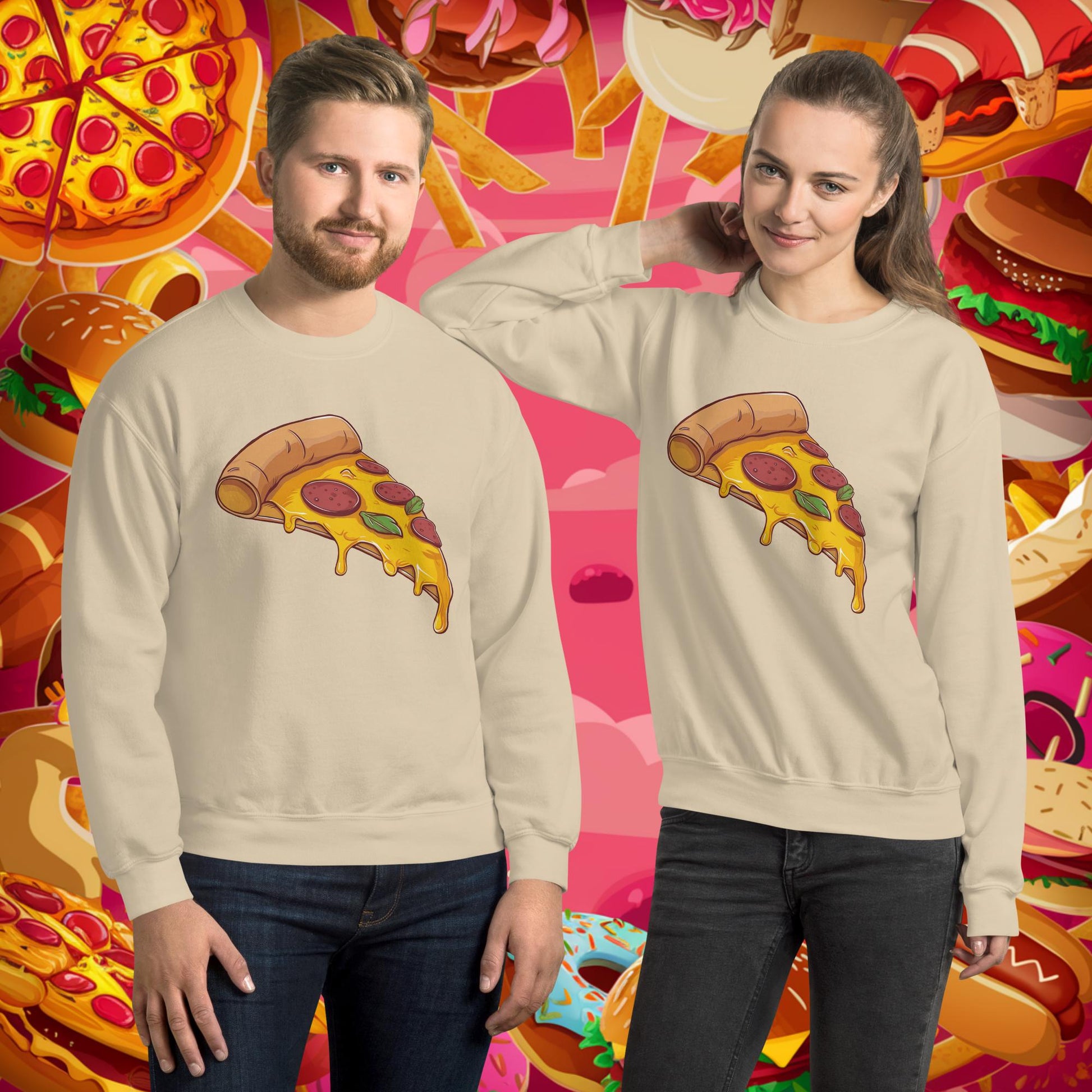 Pizza I Love Pizza Unisex Sweatshirt Next Cult Brand