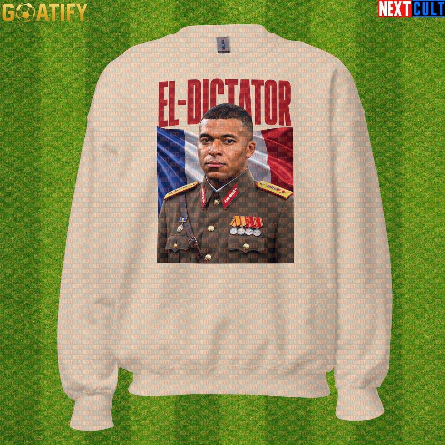 Kylian Mbappe Sweatshirt – El Dictator Retro Soccer Crewneck for France and PSG Fans |  | ["Football", "France", "Kylian Mbappe", "PSG", "Real Madrid", "Soccer"]