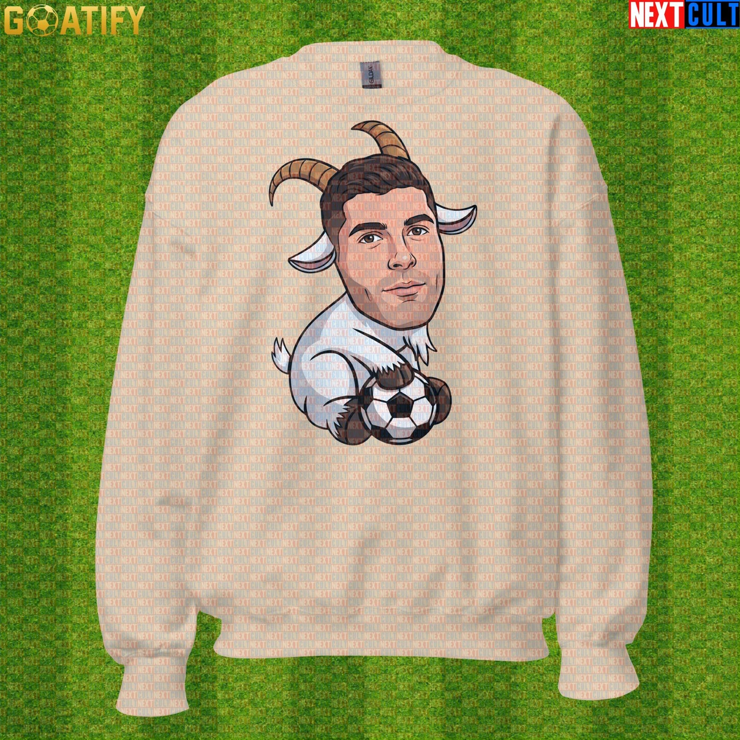 Christian Pulisic Sweatshirt – USMNT GOAT Crewneck for AC Milan, Chelsea and World Cup Fans |  | ["AC Milan", "Borussia Dortmund", "Chelsea", "Christian Pulisic", "Football", "Soccer", "USA", "USMNT"]