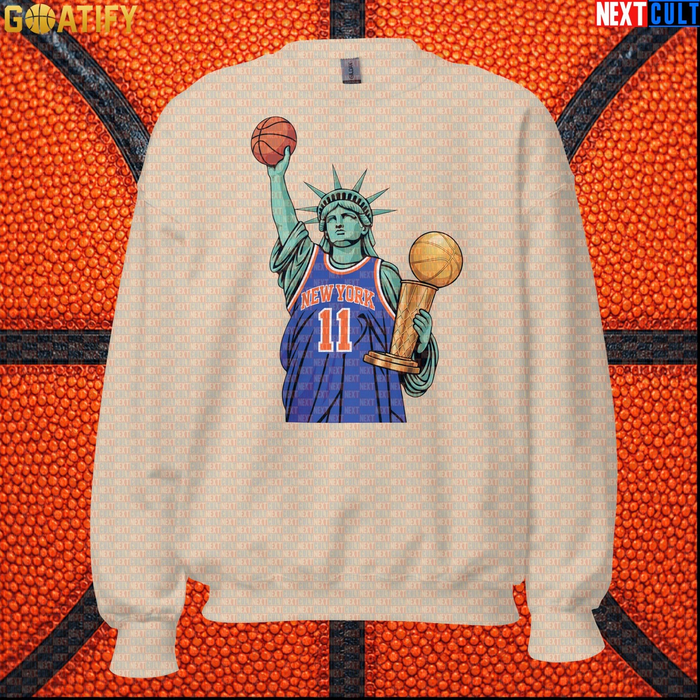 New York Knicks Sweatshirt – 2026 NBA Champions Crewneck for NYC Basketball Supporters Sand Next Cult Brand