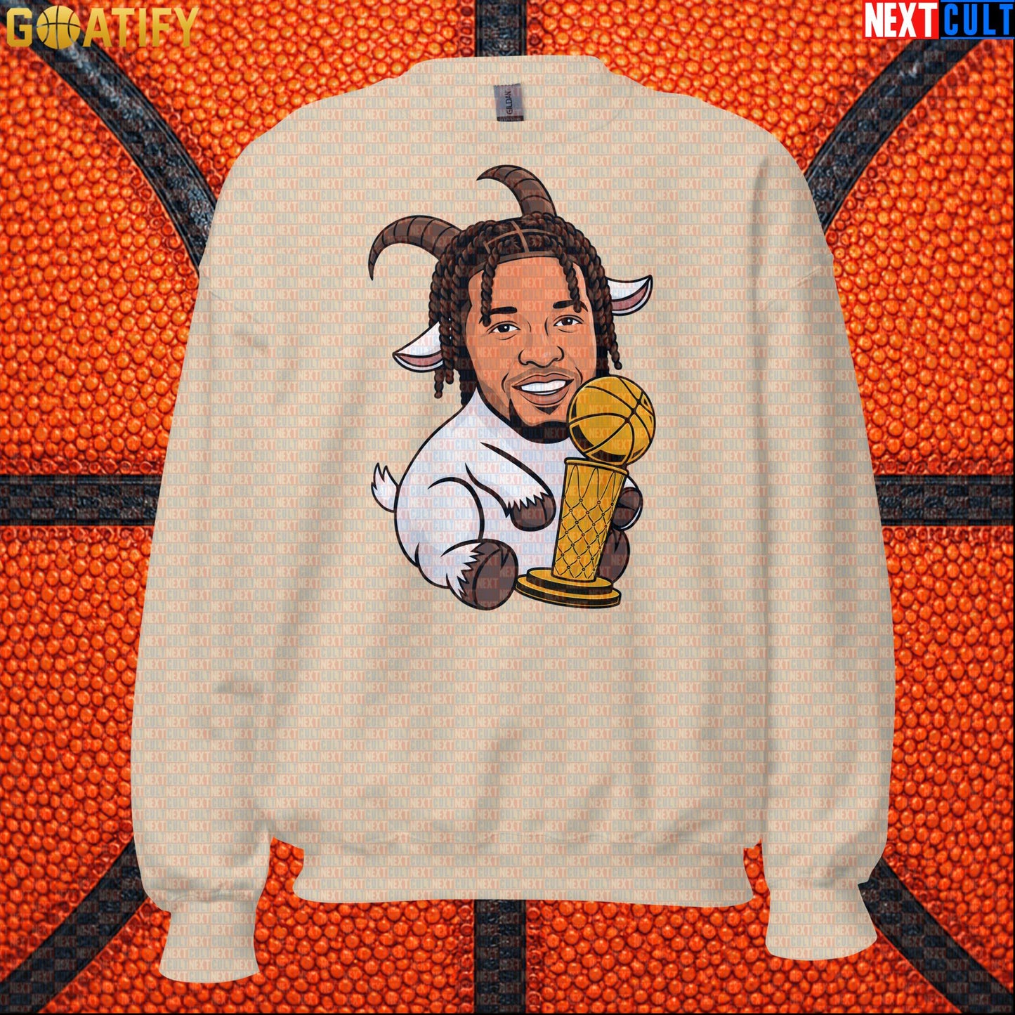 Jalen Brunson Sweatshirt – Finals MVP GOAT Crewneck Gift for New York Knicks Fans Sand Next Cult Brand