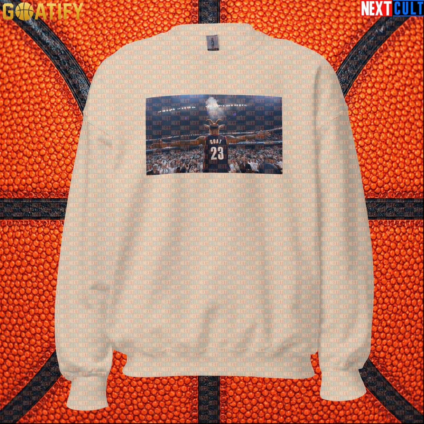 LeBron James Sweatshirt – Cleveland Chalk Toss Crewneck Gift for Cavaliers and NBA Fans |  | ["Basketball", "Cleveland Cavaliers", "LeBron James", "NBA"]