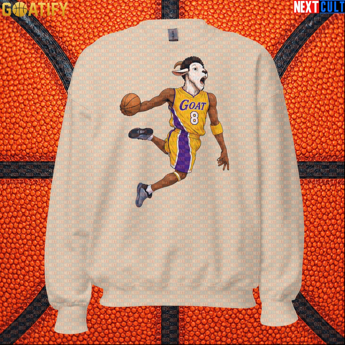 Kobe Bryant Sweatshirt – Young Kobe No. 8 GOAT Crewneck Gift for Lakers Basketball Fans |  | ["Basketball", "Kobe Bryant", "Los Angeles Lakers", "NBA"]